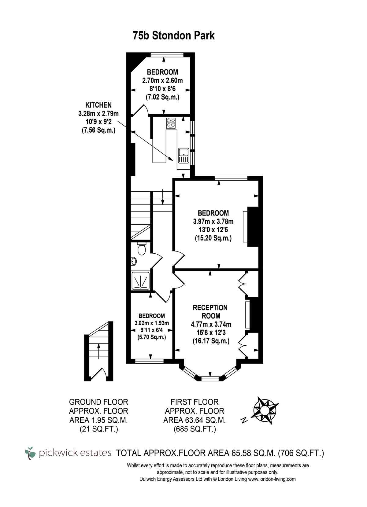 Floor plan for Stondon Park