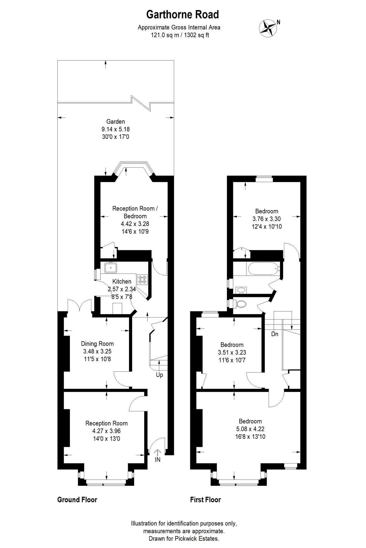 Floor plan for Garthorne Road