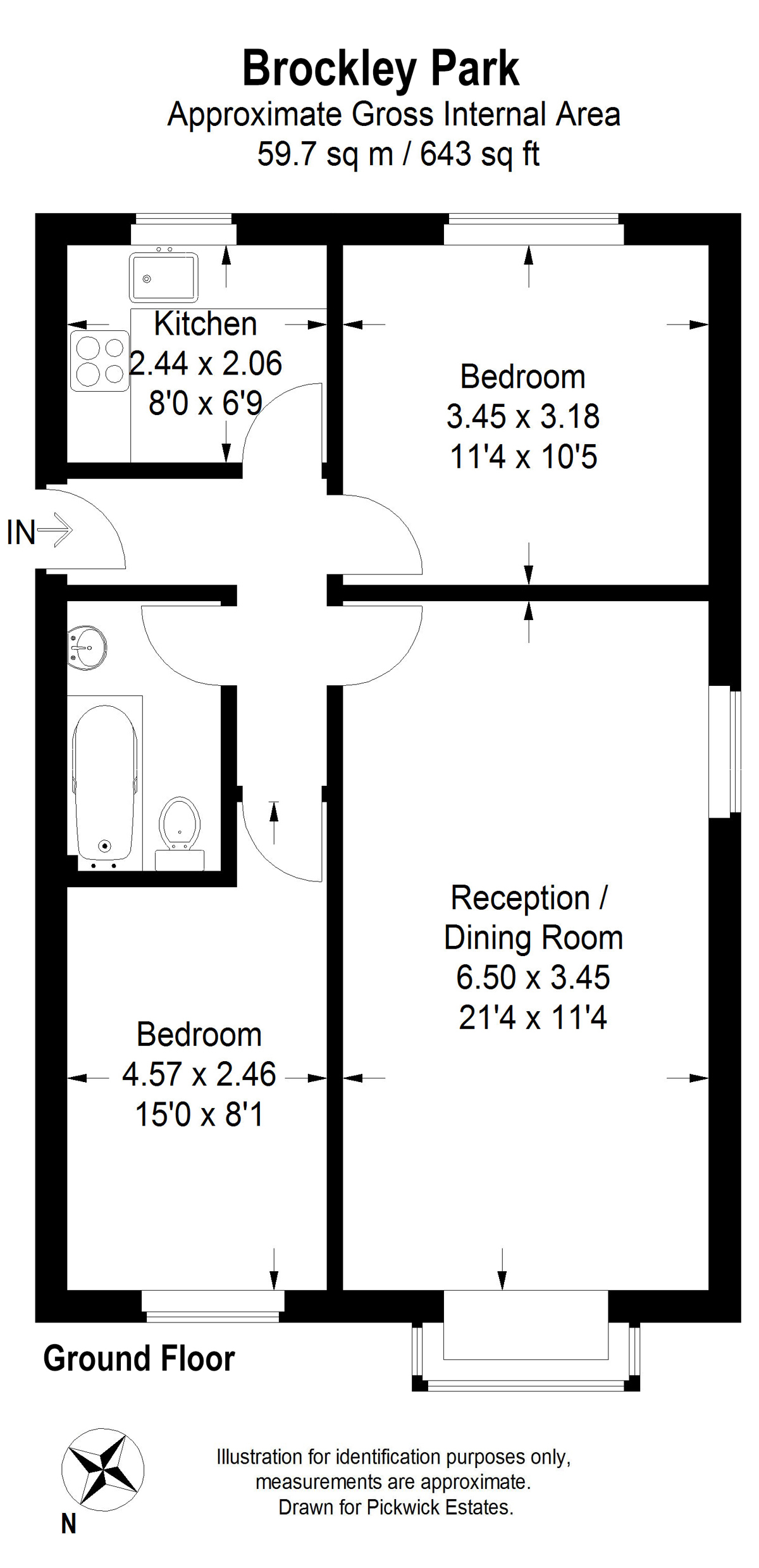 Floor plan for Blythe Hill Place
