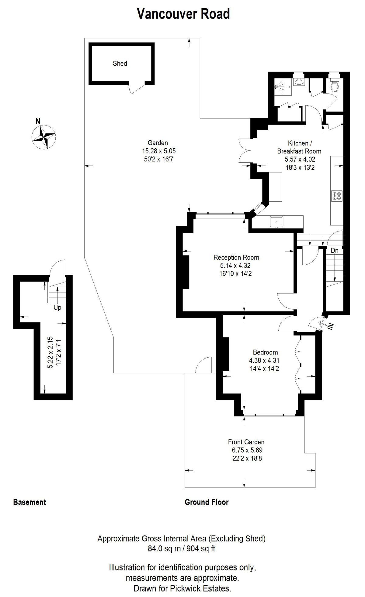 Floor plan for Vancouver Road 
