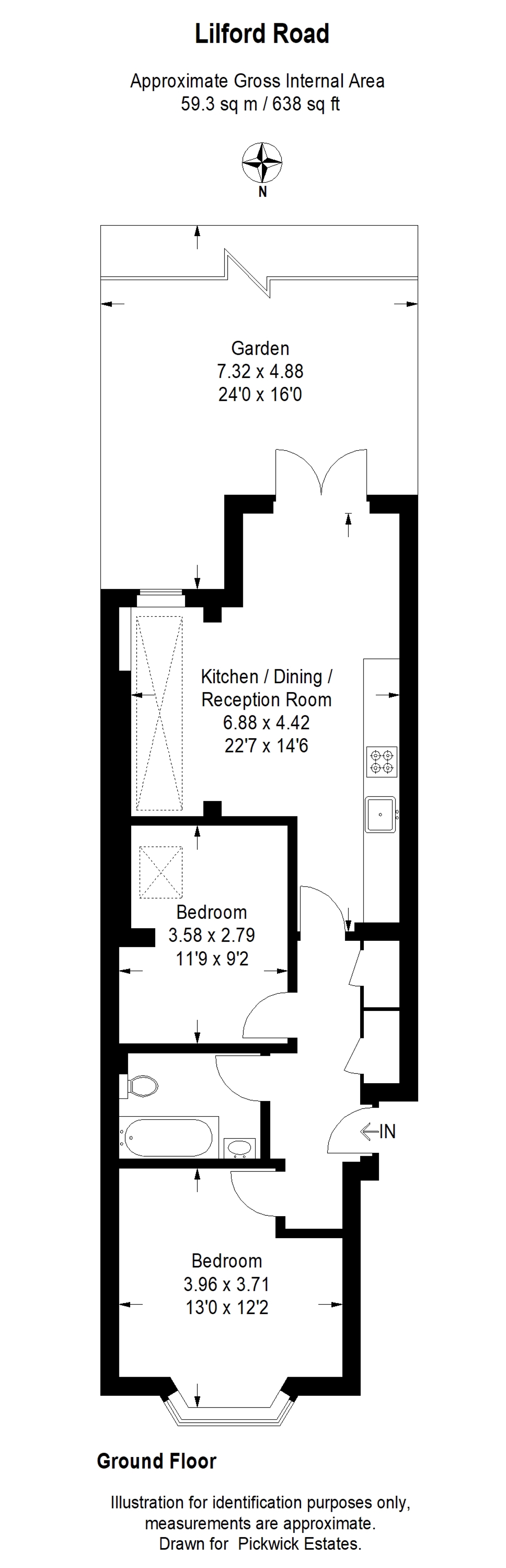 Floor plan for Lilford Road 