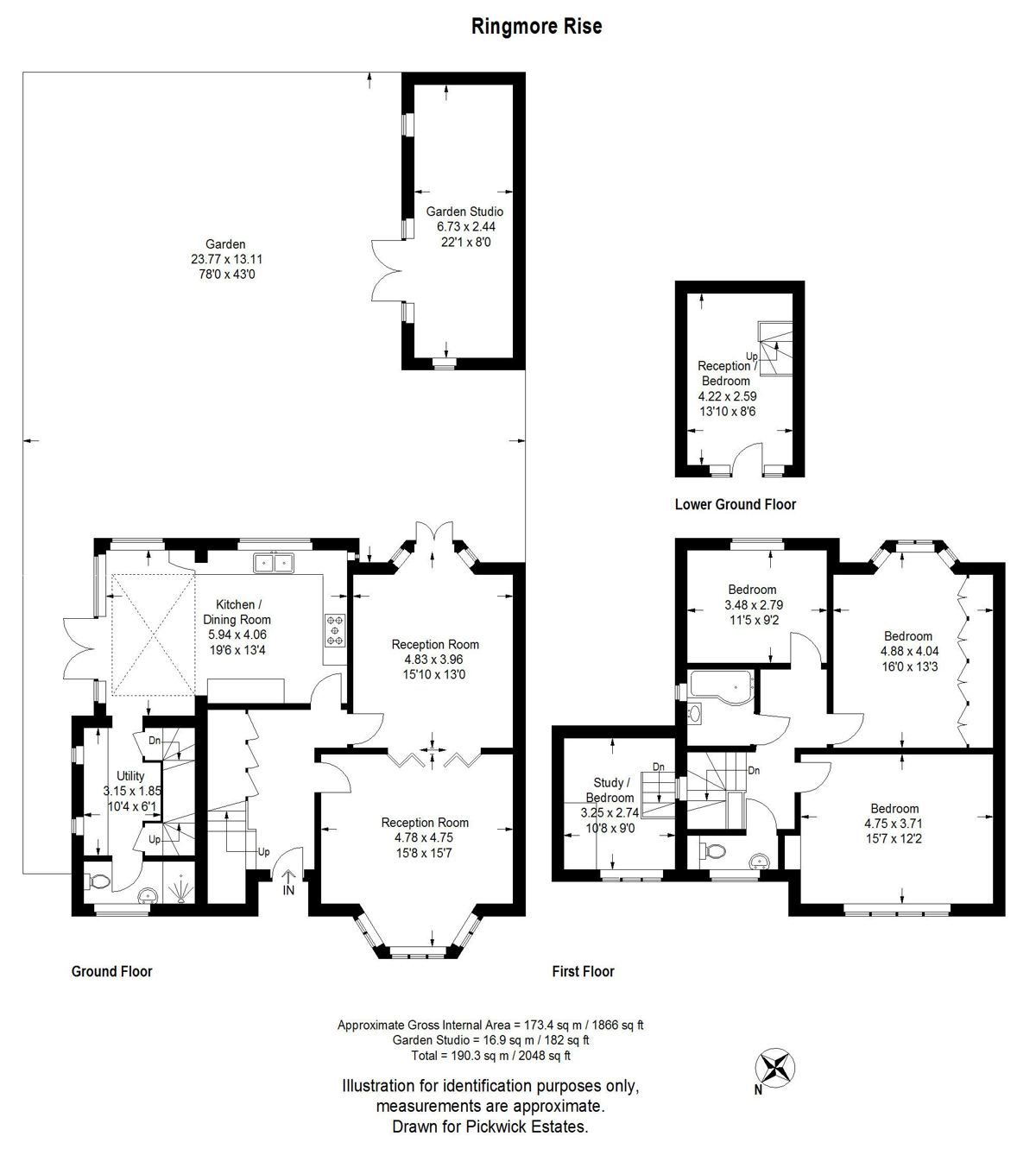Floor plan for Ringmore Rise