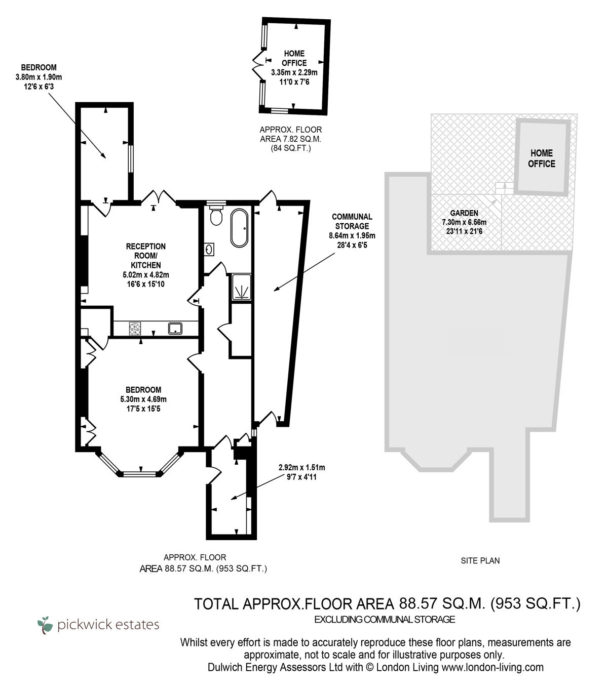 Floor plan for Breakspears Road 